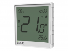 ENGO EONE230W (baltas) Internetinis, potinkinis temperatūros reguliatorius „ZigBee“, 230V