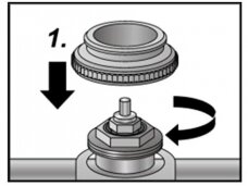 Adapteris Danfoss ABN-F pavarai, VA26 Giacomini kolektoriams