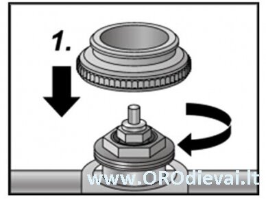 Adapteris Danfoss ABN-F pavarai, VA41 M30x1,5-15,5 1