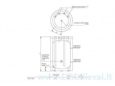 Akumuliacinė talpa Kospel SVK-100 1