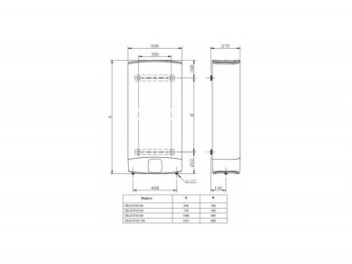 Ariston VELIS Wi-Fi 100 1.5+1.5kW 80L elektrinis vandens šildytuvas 5