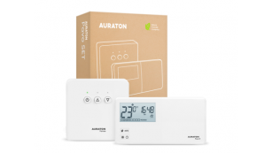 AURATON PAVO SET (AURATON R30 RT) savaitinis belaidis termoreguliatorius su šildymo prietaiso valdikliu (komplektas)