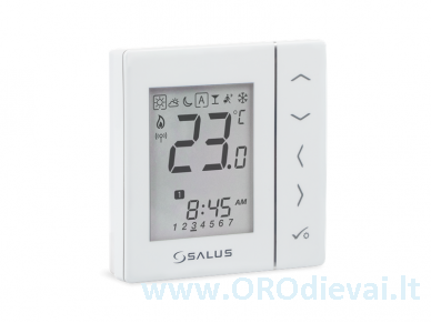 Belaidis programuojamas termoreguliatorius Salus "4 in 1" VS10WRF 1