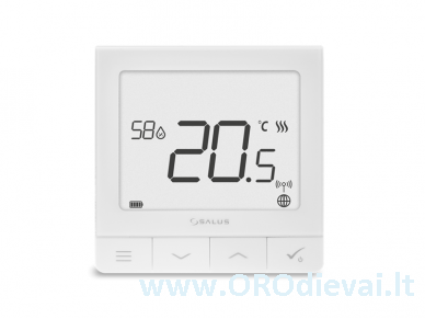 Belaidis programuojamas termoreguliatorius SALUS SQ610RF