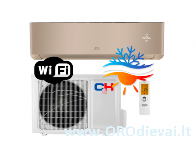 C&H SUPREME GOLD Inverter CH-S18FTXAM2S-GD efektyvus šildymas iki -30°C