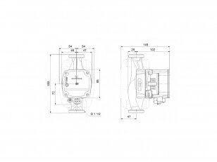 Cirkuliacinis siurblys ALPHA1L 180mm Grundfos