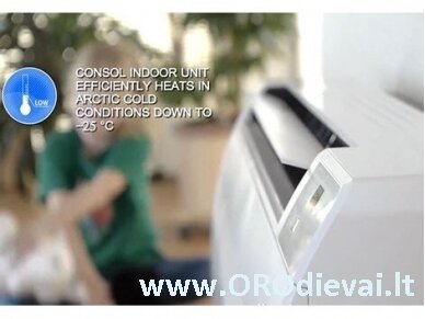 Cooper&Hunter oro kondicionierius/ šilumos siurblys oras-oras CONSOL Inverter CH-S12FVX 2