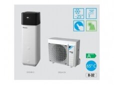 Daikin Altherma 3 ECH2O EHSHB08P30E+ERGA06EVH SOLAR, 7, 74 kW su 294 L karšto vandens talpa, be vėsinimo funkcijos, be el. teno, 230V