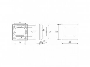 Danfoss Icon2™ 24V laidinis potinkinis patalpos termostatas 088U2125