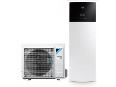 Daikin Altherma 3 EHVH04S18E6V+ERGA04EV 6,41 kW su 180 L karšto vandens talpa, be vėsinimo funkcijos, 6kW tenu, 230/230V BALTAS