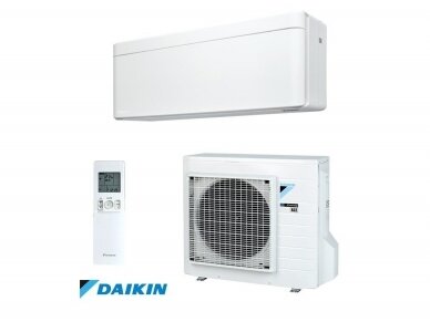 DAIKIN STYLISH NORDIC 3.0/3.2 kW (FTXTA30BW + RXTA30B) ORAS-ORAS ŠILUMOS SIURBLIO Komplektas