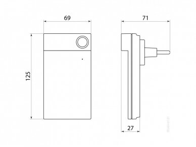 Danfoss Icon2™ Zigbee signalo retransliatorius 088U1131 3