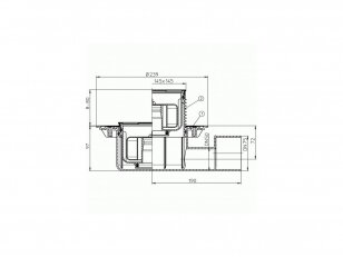 Didelio pralaidumo trapas HL5100Pr DN50/75 su „sausu“ sifonu Primus