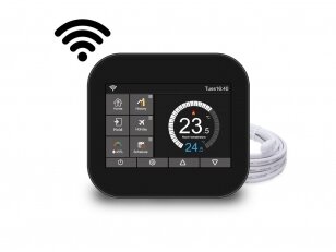 Elektroninis WI-FI termostatas (termoreguliatorius) Feelspot WTH07.36 black, Tuya