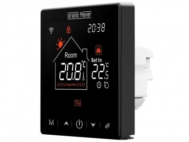 Grand Meyer® SN20 Programuojamas termostatas su WIFI, laidinis, savaitinis, potinkinis, 230V, 16A 2