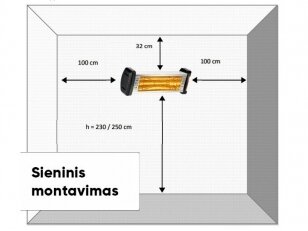 Halogeninis infraraudonųjų spindulių šildytuvas VARMA V301