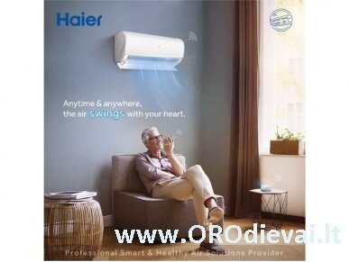 Haier Jade Plus 3,5kW oro kondcionierius / šilumo siurblys oras-oras AS35S2SJ1FA-3/1U35MECFRA-3 5