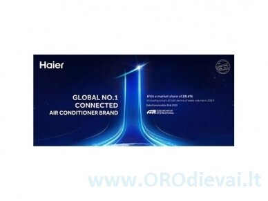 Haier Jade Plus 3,5kW oro kondcionierius / šilumo siurblys oras-oras AS35S2SJ1FA-3/1U35MECFRA-3 6