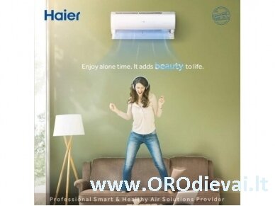 Haier MULTI SPLIT oro kondicionieriaus/ šilumos siurblio oras-oras vidinis blokas FLEXIS PLUS BLACK MATT 2,6 kW AS25S2SF1FA-BH 3