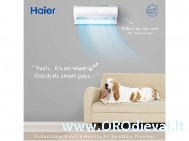 Haier TUNDRA Plus 2.6kW oro kondicionierius  šilumos siurblys oras-oras AS25TAEHRA-CLC/1U25YEEFRA 5