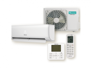 Hisense HVAC Serija WINGS KB25YR3F SIENINIS ORO KONDICIONIERIUS 2,6/2,7 kW