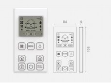 INFRA TEC bevielis valdymo pultas ACTIVE ir WIRELESS versijai su ekranu