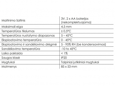 Išmanioji radiatoriaus termostatinė galva Konveka THZ 3