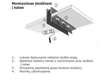 Kampinis sujungimas (įleidžiamo bėgelio) KSPT-1 2