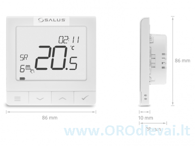 Laidinis termoreguliatorius Salus WQ610 2