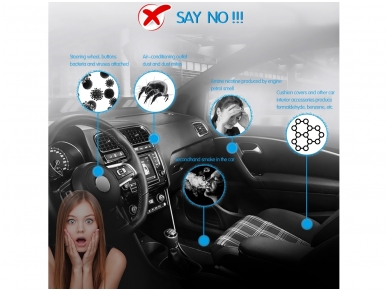 Paslauga lengvojo automobilio dezinfekcija (ozonavimas)