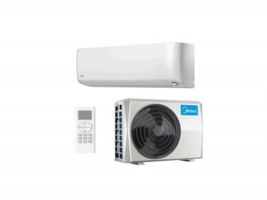 Midea Oasis Plus MSOPBU-09HRFN8-QRE3GW, MOX330-09HFN8-QRE3GW 2,6 kW šilumos siurblio komplektas