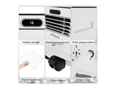 Mobilus oro kondicionierius Adolus ARCTIC A2600 13