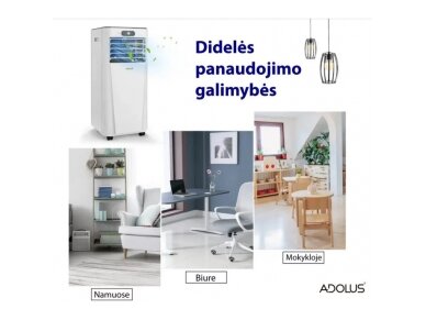 Mobilus oro kondicionierius Adolus ARCTIC A2600H su šildymo funkcija 5