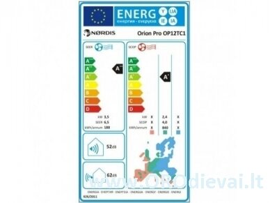Oro kondicionierius Nordis Orion Pro OP12TC1 4
