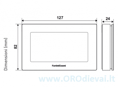 Patalpos termostatas FantiniCosmi FC-CH180 1