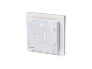Programuojamas laidinis termostatas Danfoss ECtempTM SMART poliarinė balta spalva RAL9016, 088L1140
