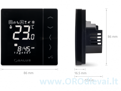 Programuojamas termoreguliatorius Salus VS30B 2