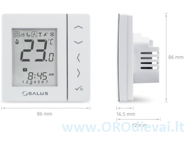 Programuojamas termoreguliatorius Salus VS30W 2