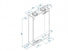 Rekuperatorius Renovent Sky 150