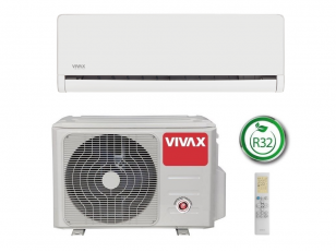 Sieninis šilumos siurblys / oro kondicionierius oras – oras VIVAX H+ design ACP-12CH35AEHI+ R32, šildymas iki -25C, 3,5 kW