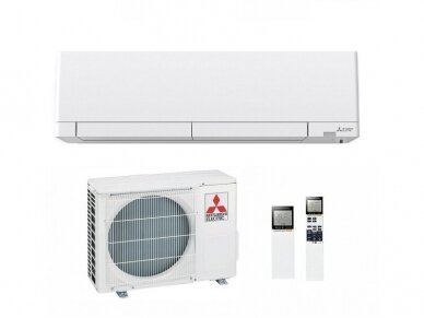 Šilumos siurblys oras-oras Mitsubishi Electric MSZ-RW35VG-SC/MUZ-RW35VGHZVG-SC (3,5kW-4,0kW), baltas -35