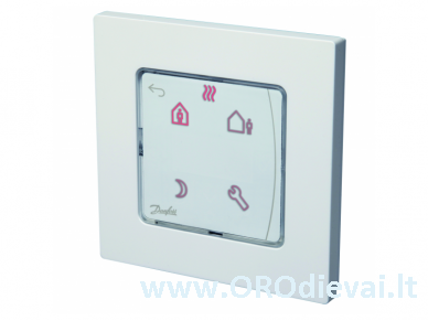 Šildymo valdymo sistema Danfoss Icon, termostatas 230V, programuojamas, potinkinis 088U1020