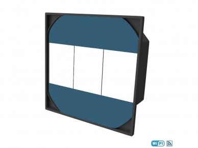 Tripolis sensorinis jungiklis, nuotolinis valdymas (WIFI + RF) (L & N) (be panelės)