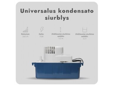 Universalus kondensato siurblys 1